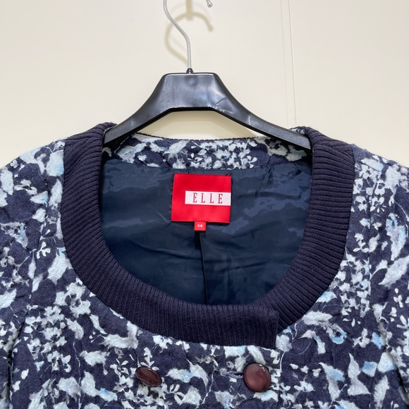 NWOT Alexander McQueen Style Elle Floral Embroidered Jacket Coat Sz 11, L. - Picture 5 of 7